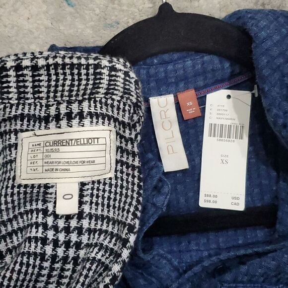 2 Anthropologie Button Down Shirts Current Elliot & Pilco Worn by Sophia Bush - Picture 14 of 16